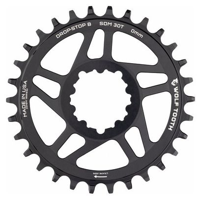 Wolf Tooth Direct Mount Sram BB30 0 mm Drop-Stop B chainrings Black