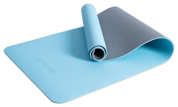 Pure2Improve Tapis de yoga 173x58x0 6 cm Bleu et gris