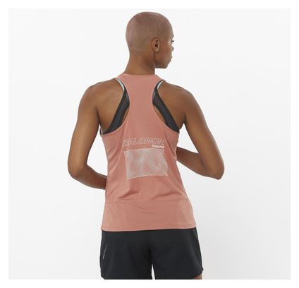 Roze Salomon Cross Run Damestanktop