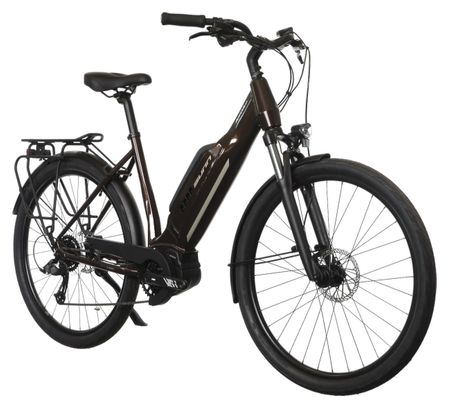 Vélo d'Exposition - Vélo Ville Electrique Sunn Urb Start Microshift Mezzo 8V 400Wh Marron 2024