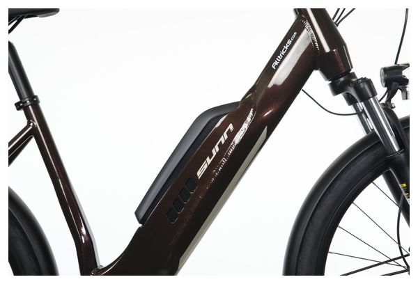 Vélo d'Exposition - Vélo Ville Électrique Sunn Urb Start Microshift Mezzo 8V 400Wh Marron 2024