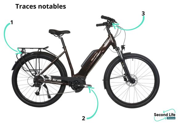 Vélo d'Exposition - Vélo Ville Électrique Sunn Urb Start Microshift Mezzo 8V 400Wh Marron 2024