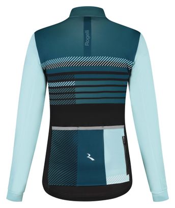 Maillot Manches Longues Vélo Rogelli Stryde Femme Bleu