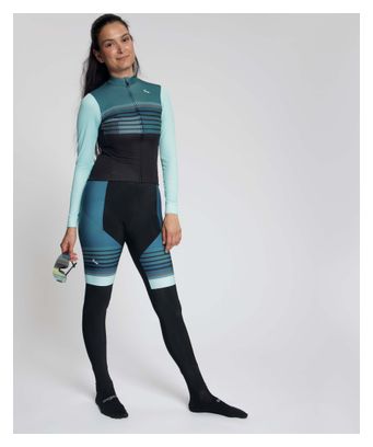 Maillot Manches Longues Vélo Rogelli Stryde Femme Bleu