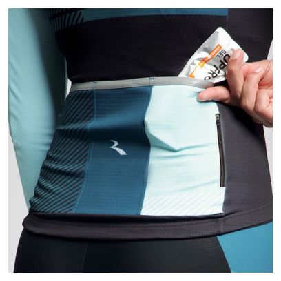 Maillot Manches Longues Vélo Rogelli Stryde Femme Bleu