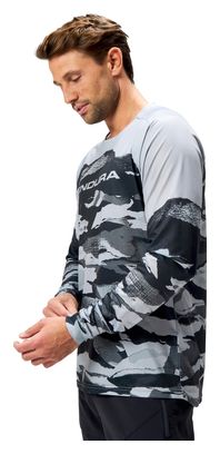 Maglia a maniche lunghe Endura Mountain Camo Edizione Limitata Nero/Grigio