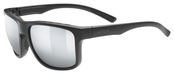 Brille Uvex Sportstyle 312 Schwarz Matt/Silber Spiegel