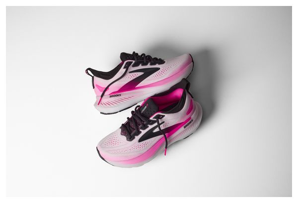 Brooks Glycerin 23 Running Shoes White/Pink Women's