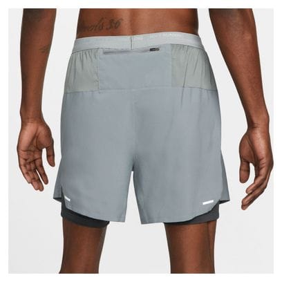 Nike Dri-Fit Stride 2-in-1 Shorts Gray