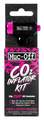 Kit de inflador de CO2 Muc-Off Road + 2 cartuchos de CO2 de 16 g