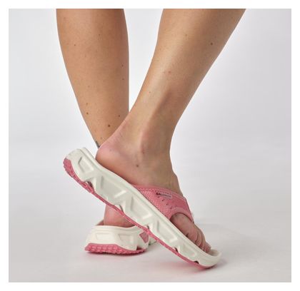 Salomon Reelax Break 6.0 Pink Weiß Damen Recovery-Schuhe