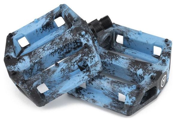 PEDALES MISSION BMX IMPULSE PLASTIQUE BLACK/BLUE