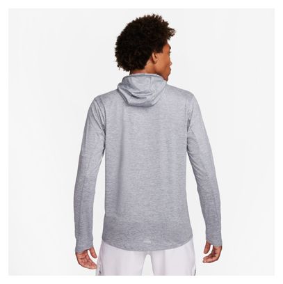 Haut Thermique à capuche Nike Dri-Fit UV Element Gris