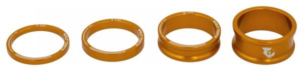 Wolf Tooth Precision Headset Spacer-Kit (x4) Orange Kit