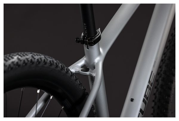 Cube Reaction Pro Shimano 12-Speed 29'' Mountain Bike, Platinum Gray, 2027
