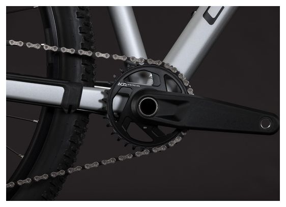 Cube Reaction Pro Shimano 12-Speed 29'' Mountain Bike, Platinum Gray, 2027