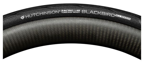 Pneu Route Hutchinson Blackbird Allseason Racing Lab 700 mm Tubeless Ready Noir
