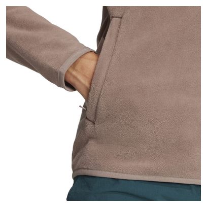 Pile adidas Terrex Multi Essentials Beige con zip da donna