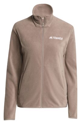 Pile adidas Terrex Multi Essentials Beige con zip da donna