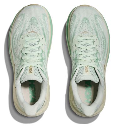 Chaussures Running Hoka Clifton 10 Bleu/Vert Femme