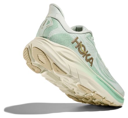 Chaussures Running Hoka Clifton 10 Bleu/Vert Femme