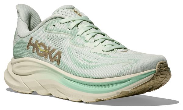 Chaussures Running Hoka Clifton 10 Bleu/Vert Femme
