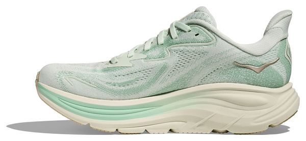 Chaussures Running Hoka Clifton 10 Bleu/Vert Femme