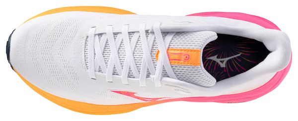 Mizuno Wave Sky 9 Scarpe da corsa Bianco/Arancione/Rosa Unisex