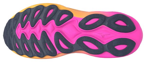 Mizuno Wave Sky 9 Scarpe da corsa Bianco/Arancione/Rosa Unisex