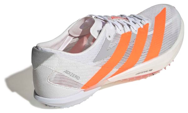 Chaussures d'Athlétisme adidas Adizero Ambition Blanc/Orange Unisexe
