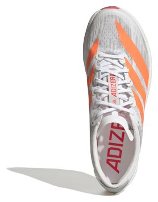 Chaussures d'Athlétisme adidas Adizero Ambition Blanc/Orange Unisexe