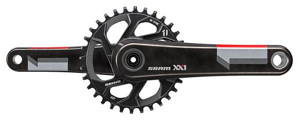 SRAM Crankset XX1 Direct Mount 32  Q-factor 168mm, BB30 not included Red