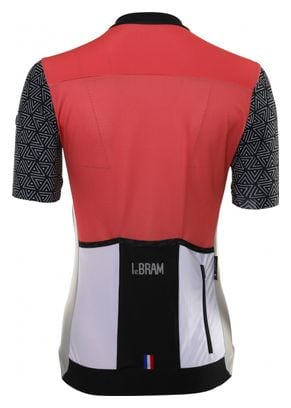 Lebram Aspin Women's Short Sleeve Jersey Black / Pink Adjusted Fit