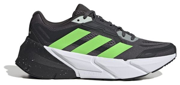 Running adidas shoes adistar 1 Black Green Men's