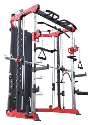 Power rack multipostes avec charges incluses - cage à squats