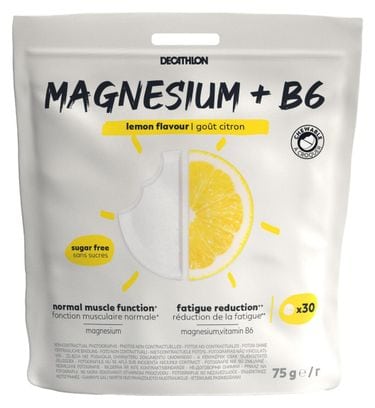 Decathlon Nutrition Magnesio + B6 Comprimidos de limón x30
