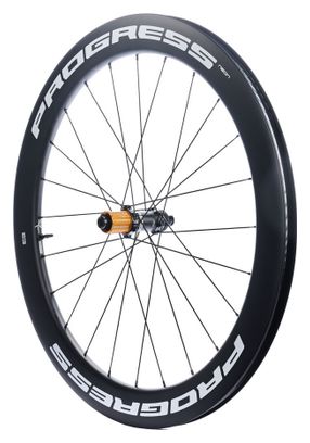 Paire de roues Progress Neon Disc Blanc | 12x100/12x142 mm | Center Lock | Campagnolo N3W