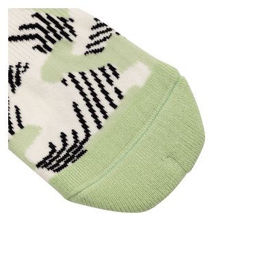 Calzini Burgtec Everyday Crew Patterned Bianco/Verde