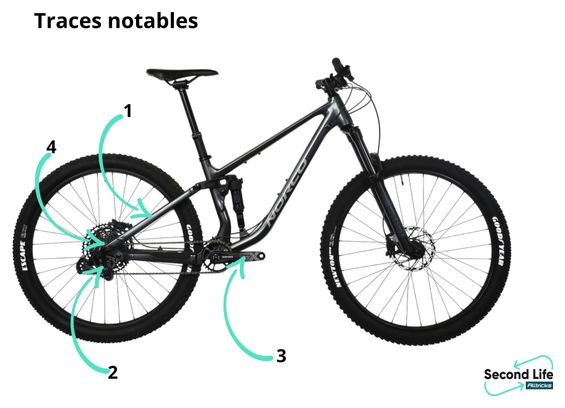 Produit Reconditionné - VTT Tout-Suspendu Norco Fluid FS3 Sram SX Eagle 12V 29' Gris 2023