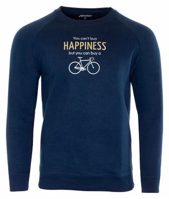 Rubb'r Happiness Sweatshirt Blue