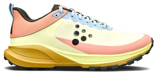 Zapatillas de trail para hombre Craft Pure Trail X Rosa/Amarillo