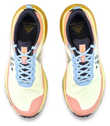 Zapatillas de trail para hombre Craft Pure Trail X Rosa/Amarillo