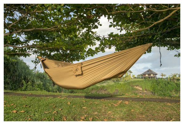 Ticket To The Moon Compact Gerecycled Nylon Hangmat Bruin