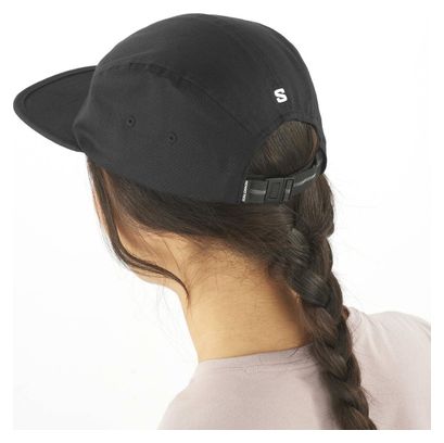 Casquette Salomon Logo 5 Panel Cap Noir