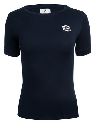 Maglietta a maniche corte da donna LeBram Crest blu scuro
