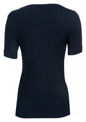 T-Shirt Manches Courtes Femme LeBram Ecusson Bleu Foncé
