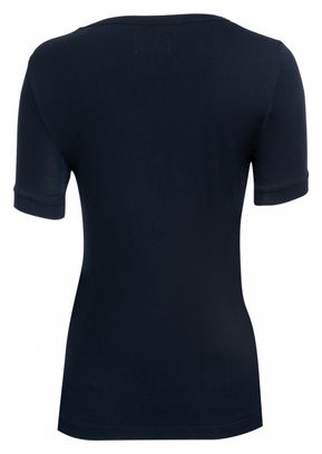Maglietta a maniche corte da donna LeBram Crest blu scuro