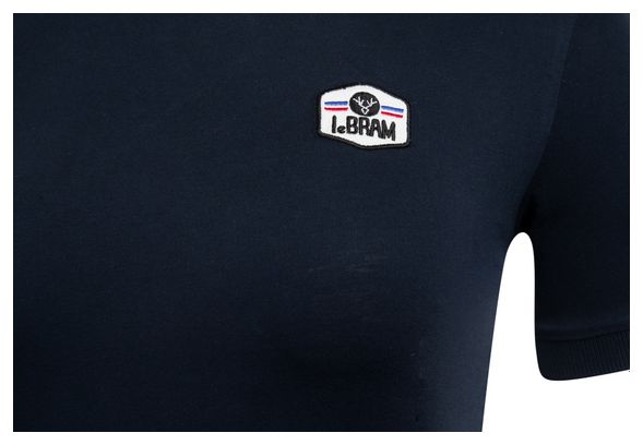 T-Shirt Manches Courtes Femme LeBram Ecusson Bleu Foncé