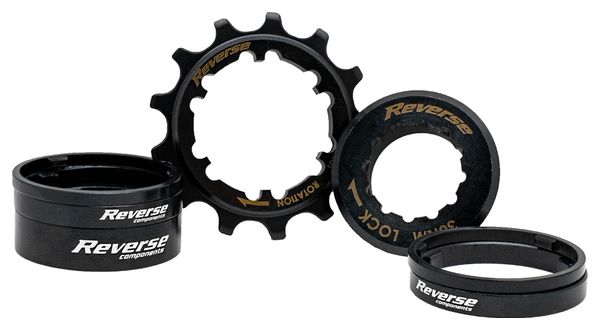 Reverse Single Speed Kit (für Shimano Micro Spline Freehub Body) Schwarz