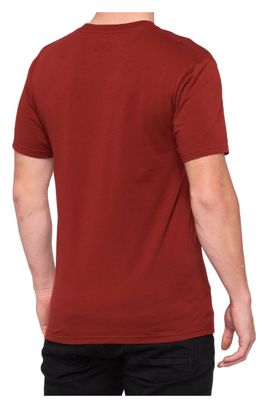 T-Shirt Short Sleeves 100% Threat 100% Textile / Protection Red
